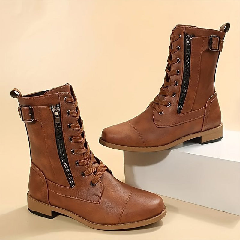 Women's Orthopedic Side Zip Boots for all-day comfort and support.
