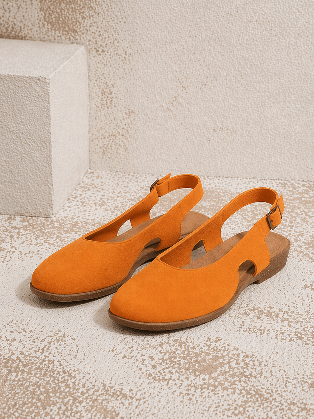 Women's comfortable orthopedic sandals with adjustable slingback strap & cushioned sole for superior foot support.