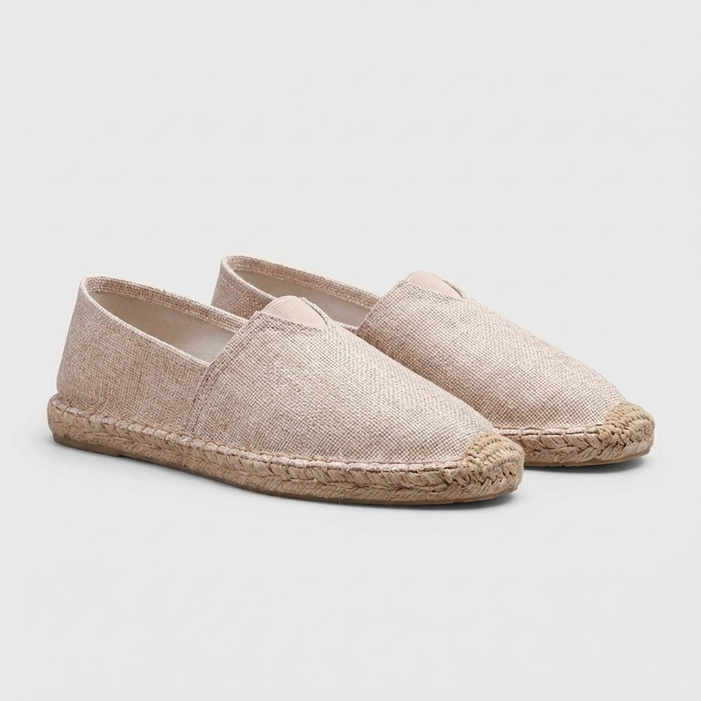 Stylish women's slip-on espadrille shoes. Orthopedic comfort, woven sole, perfect for summer casual wear.