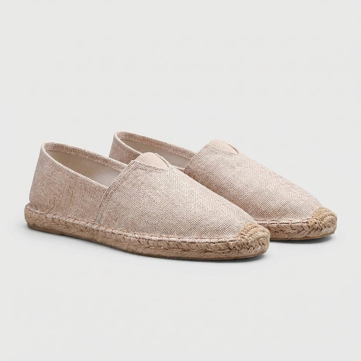 Stylish women's slip-on espadrille shoes. Orthopedic comfort, woven sole, perfect for summer casual wear.