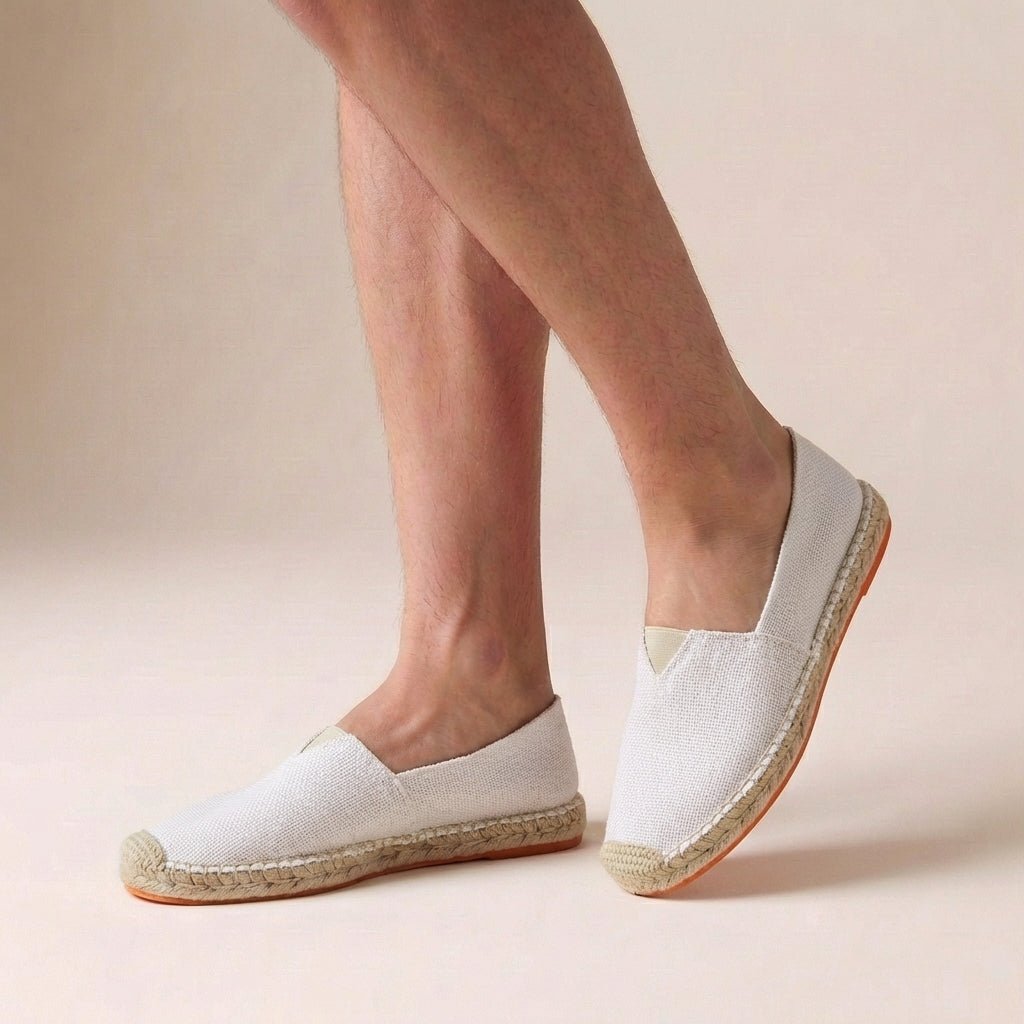Comfortable women's orthopedic espadrilles. Slip-on design offers easy wear, supportive for walking, casual summer style.