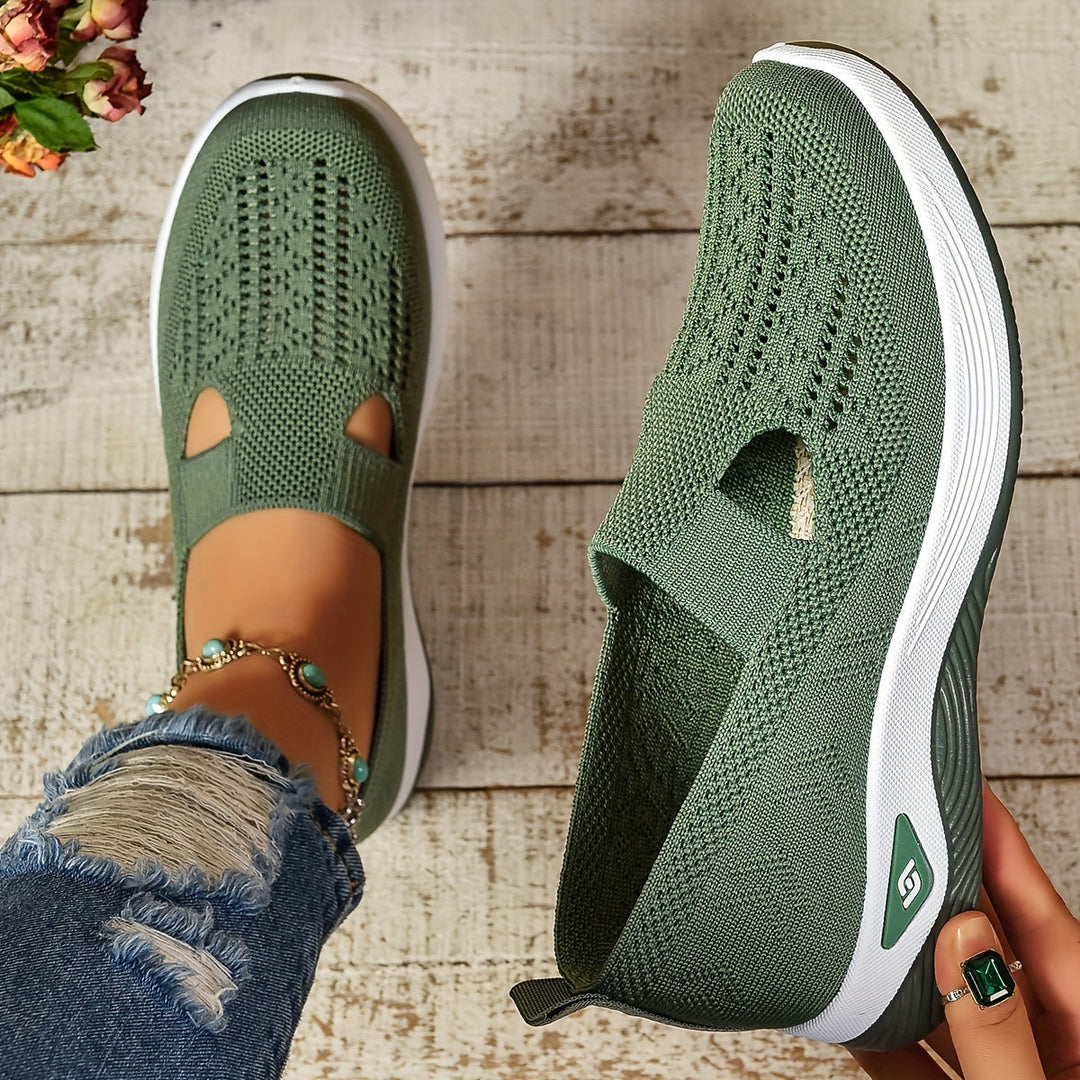 Breathable women's orthopedic slip-on shoes, providing comfort & pain relief with durable, lightweight material.