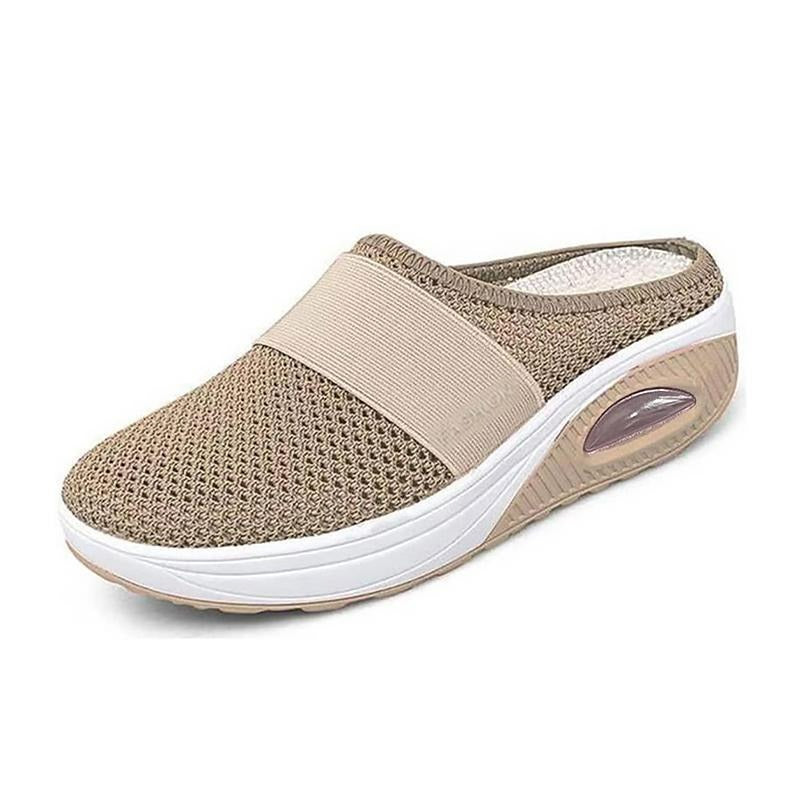 Women's orthopedic slip-on shoes, offering robust arch support & supportive walking footwear.
