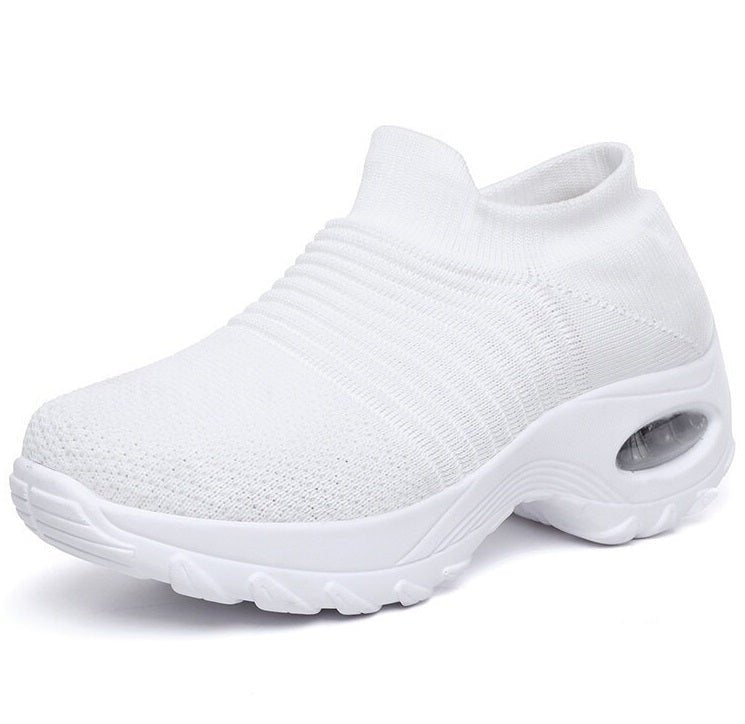 Women's walking shoes: orthopedic slip-on trainers providing excellent support for active lifestyles & comfort.