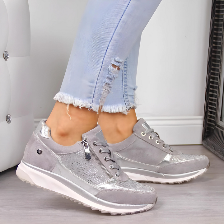 Comfortable women's orthopedic walking shoes, designed for pain relief and all-day support. Perfect for active women.