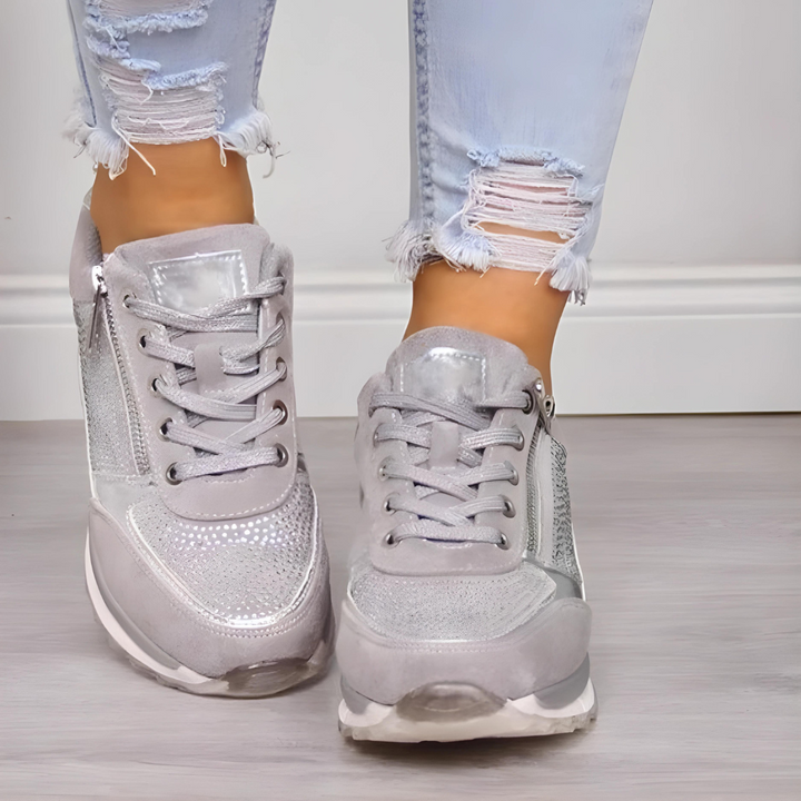 Stylish women's orthopedic casual sneakers, offering superior support and comfort for versatile activewear.