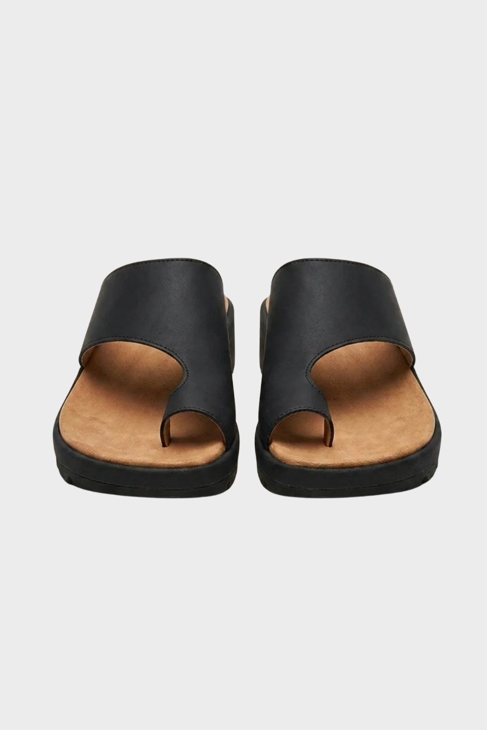 Women's orthopedic toe-post sandals with arch support, perfect for comfortable summer walking.