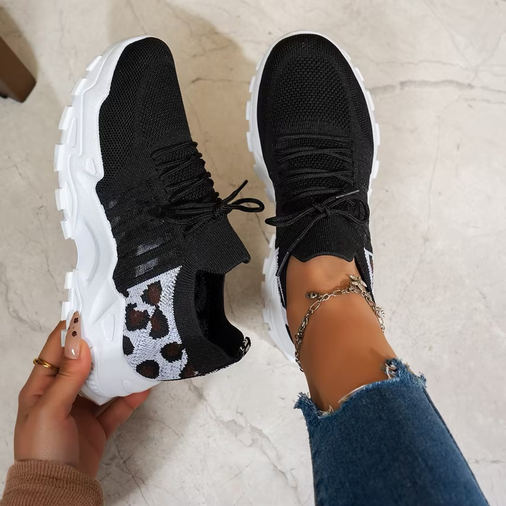Comfortable women's orthopedic sneakers designed for walking & all-day wear.
