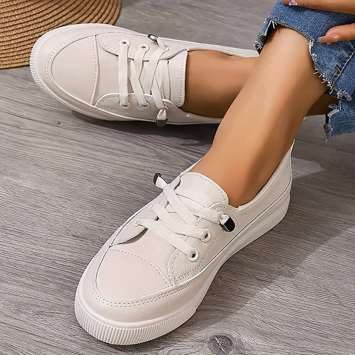 Supportive women's lace-up trainers, designed for orthopedic comfort & active lifestyles. Excellent foot support.