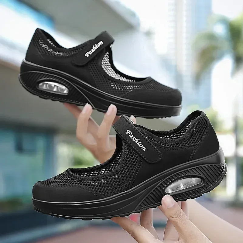 Casual women's orthopedic walking shoes, breathable sneakers for daily wear & ultimate comfort.