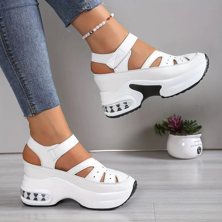 Supportive women's orthopedic shoes for walking, featuring excellent foot and arch support.