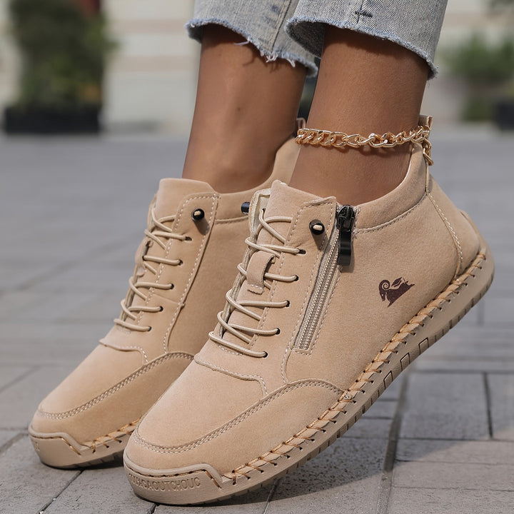 Women's walking sneakers with responsive orthopedic comfort & cushioning support.