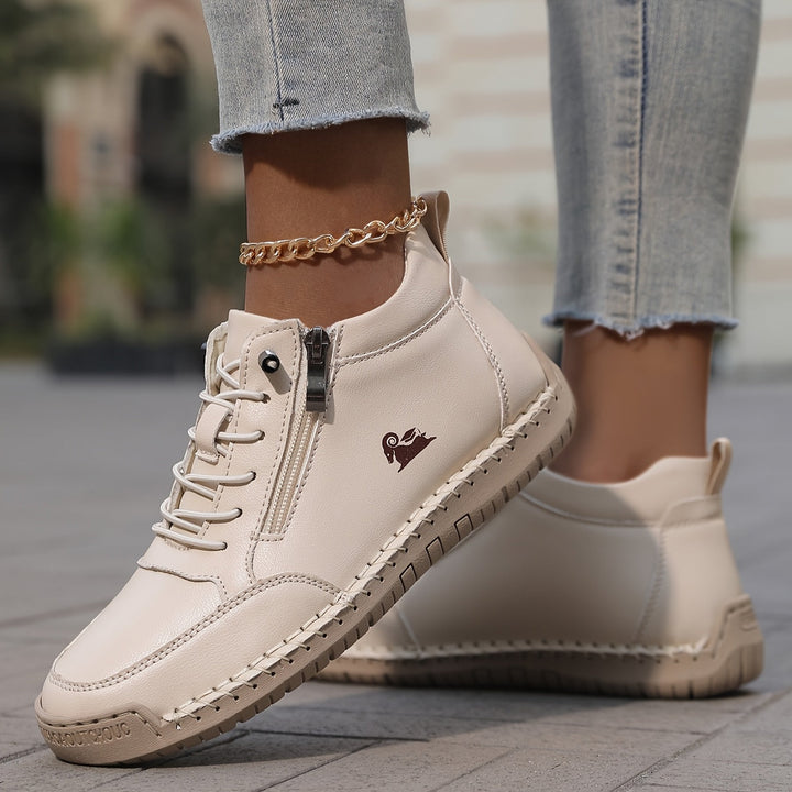 Breathable women's comfort sneakers, orthopedic support for all-day wear and relief.