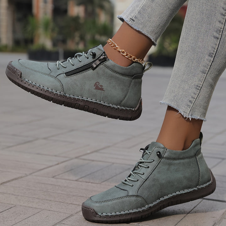 Non-slip casual women's sneakers, excellent orthopedic comfort & all-day support.