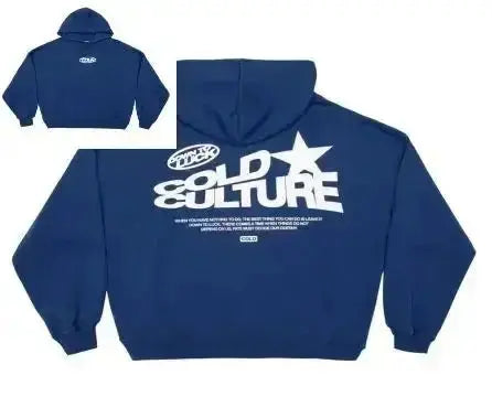 Urban fashion women's oversized hoodie. Bold graphic print for a trendy streetwear look. Relaxed fit and comfortable wear.