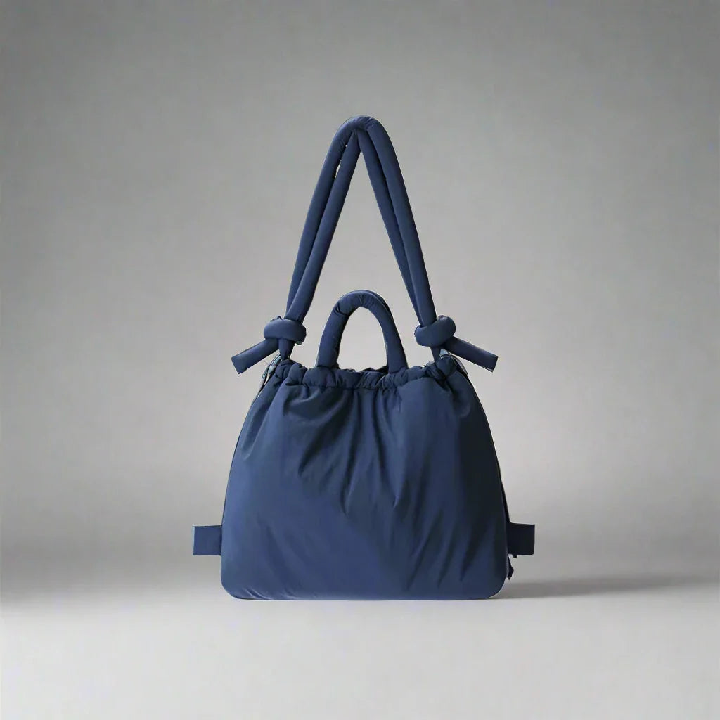 Versatile women's padded handbag. Drawstring tote bag, lightweight & chic for daily use.