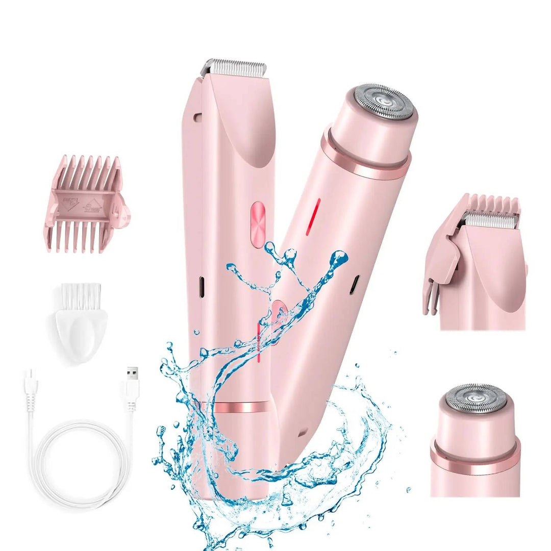Women's painless bikini & body hair trimmer. Waterproof & quiet electric shaver for smooth, comfortable grooming.