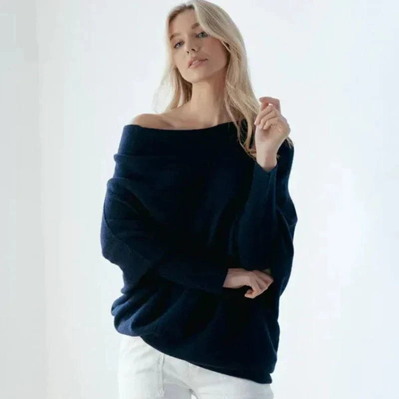 Warm Women's Piper loose sweater. A comfortable, stylish everyday top perfect for winter fashion.