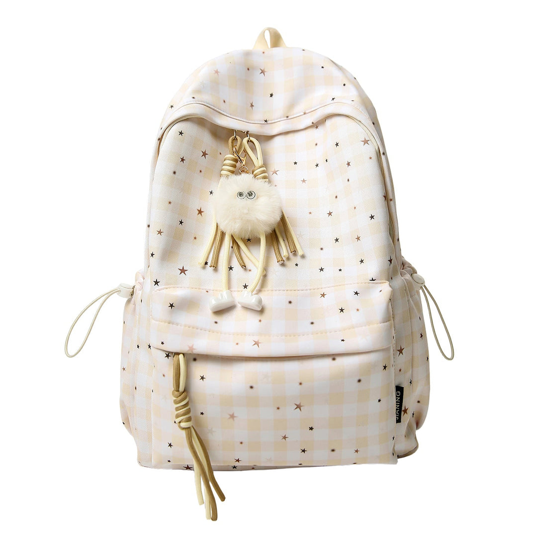 Whimsical women's graphic print travel backpack. A cute & playful school bag for fashion-forward everyday carry.