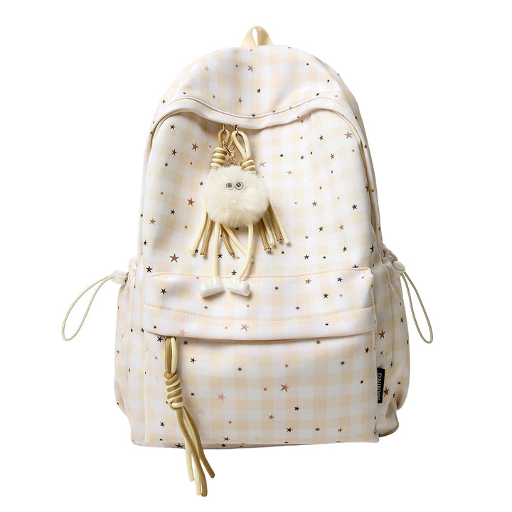 Whimsical women's graphic print travel backpack. A cute & playful school bag for fashion-forward everyday carry.