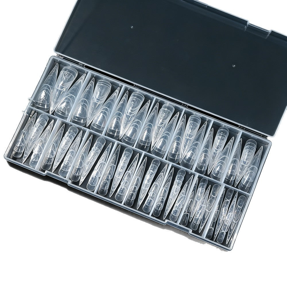 Precision nail tips set for women. Perfect for professional salon nail art, extensions, or home DIY manicures.