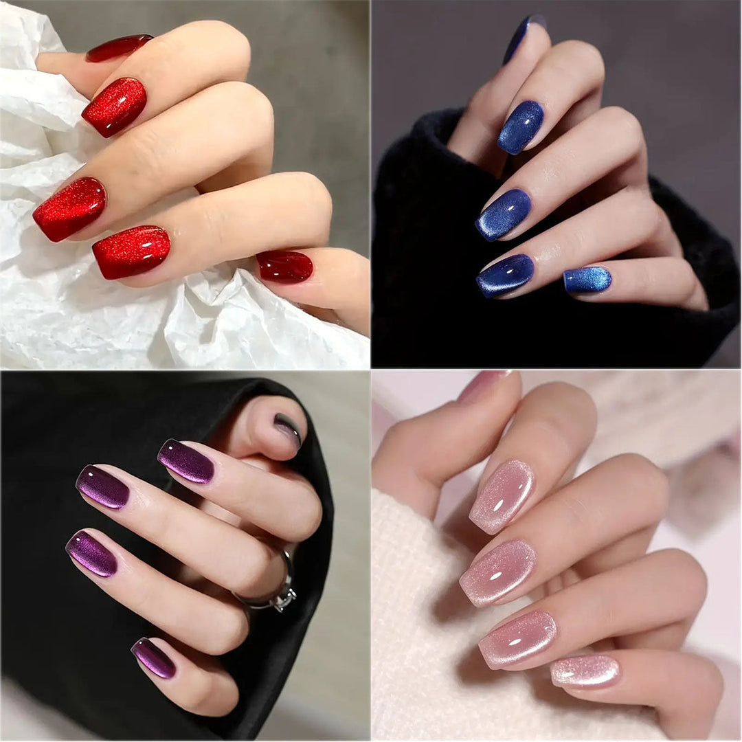 Women's premium gel nail polish kit for at-home manicures. Long-lasting, vibrant colors & chip-resistant.
