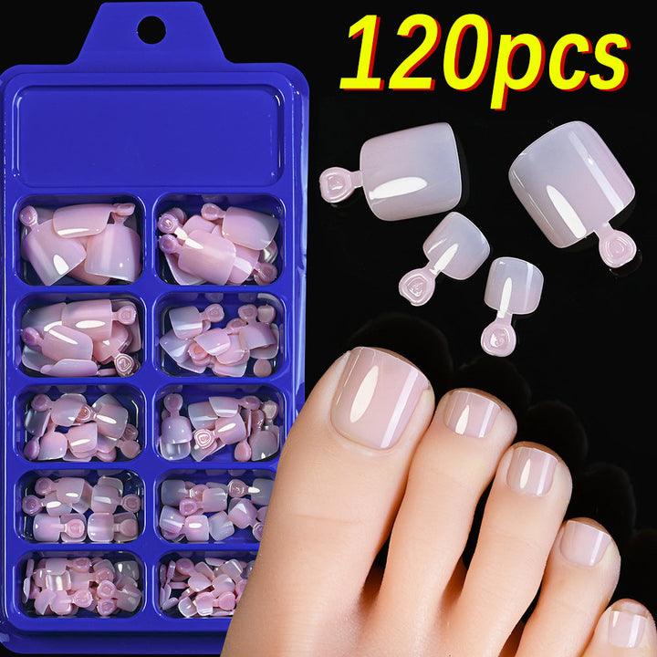 Stylish press-on nails for women, part of a premium nail art and beauty kit.