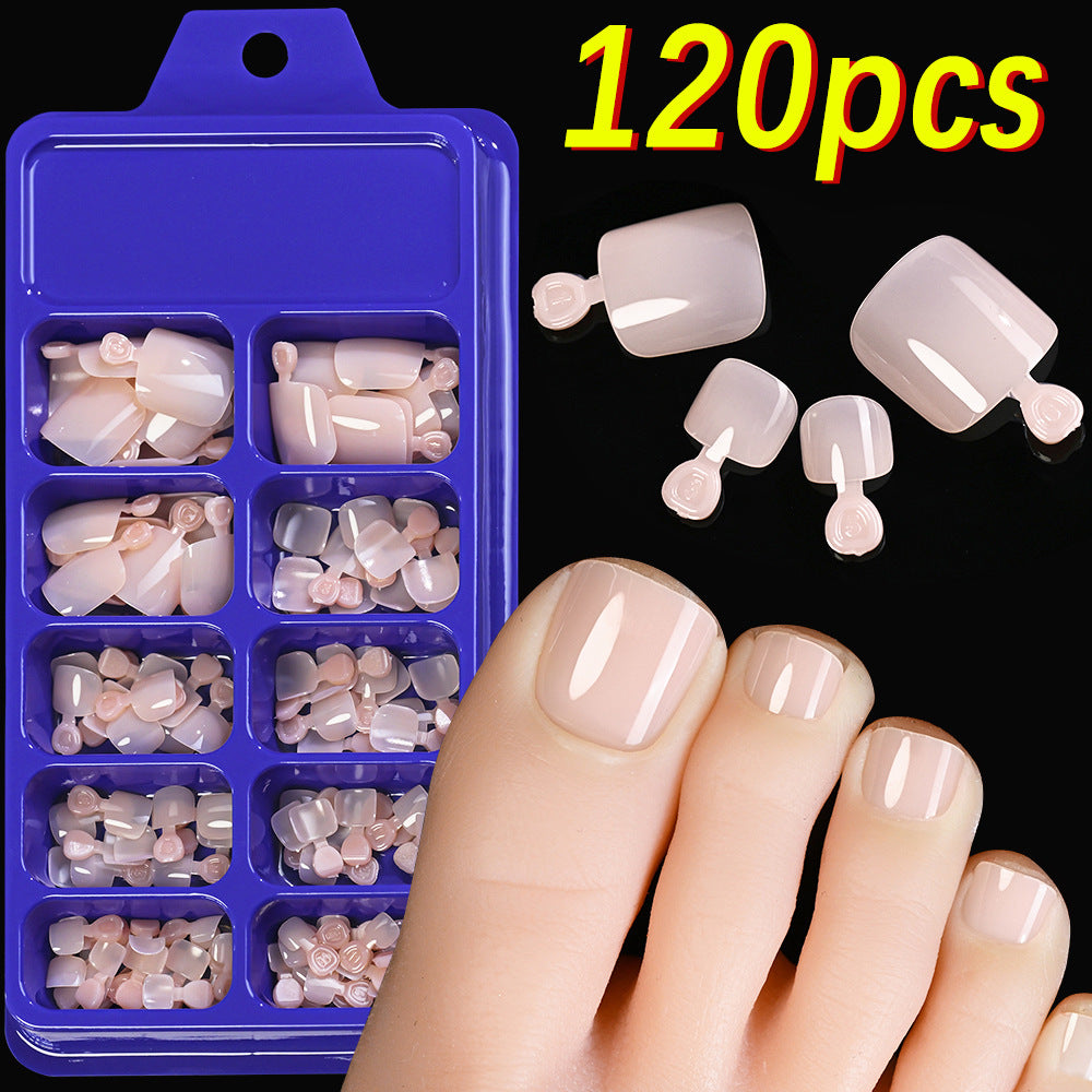 Beautiful press-on false nails for women, a complete nail art kit.