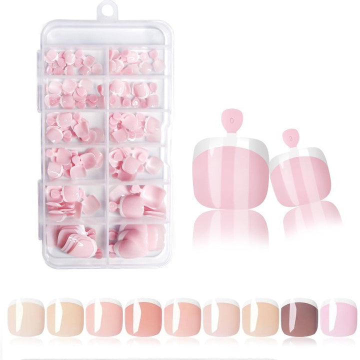 Women's premium press-on nail kit for easy at-home manicures & beautiful nail art.