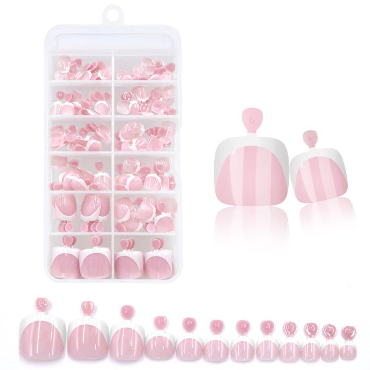 Chic fake nails with a full manicure set for convenient and stylish nail care & art.
