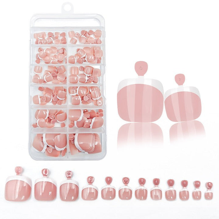 Salon-quality fake nails and comprehensive manicure set for perfect hands and beauty.