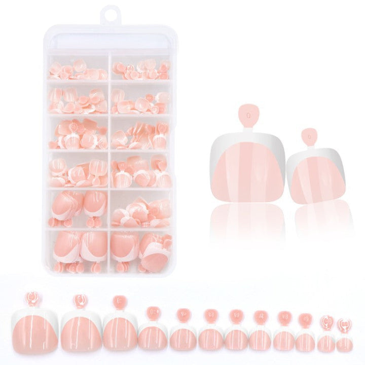 DIY beauty solution: press-on nails kit for effortless, beautiful nail art & quick changes.