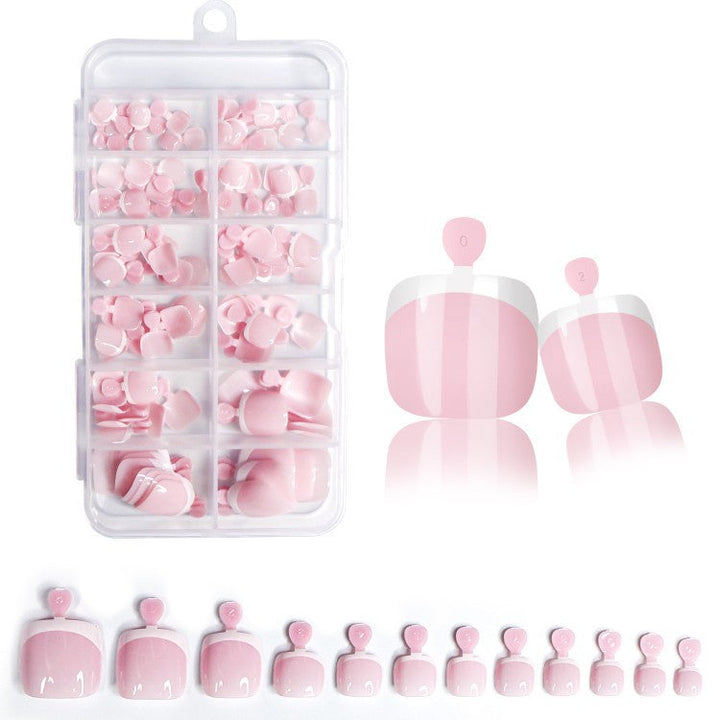 Complete nail kit with durable press-on nails for a flawless finish & professional manicure.