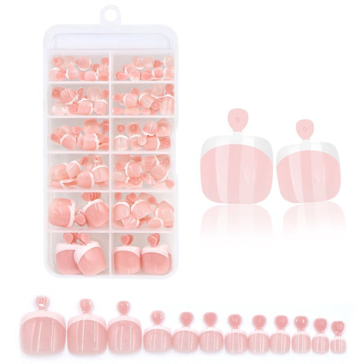 Achieve professional nail art with this easy-to-use press-on nail kit & full manicure set.