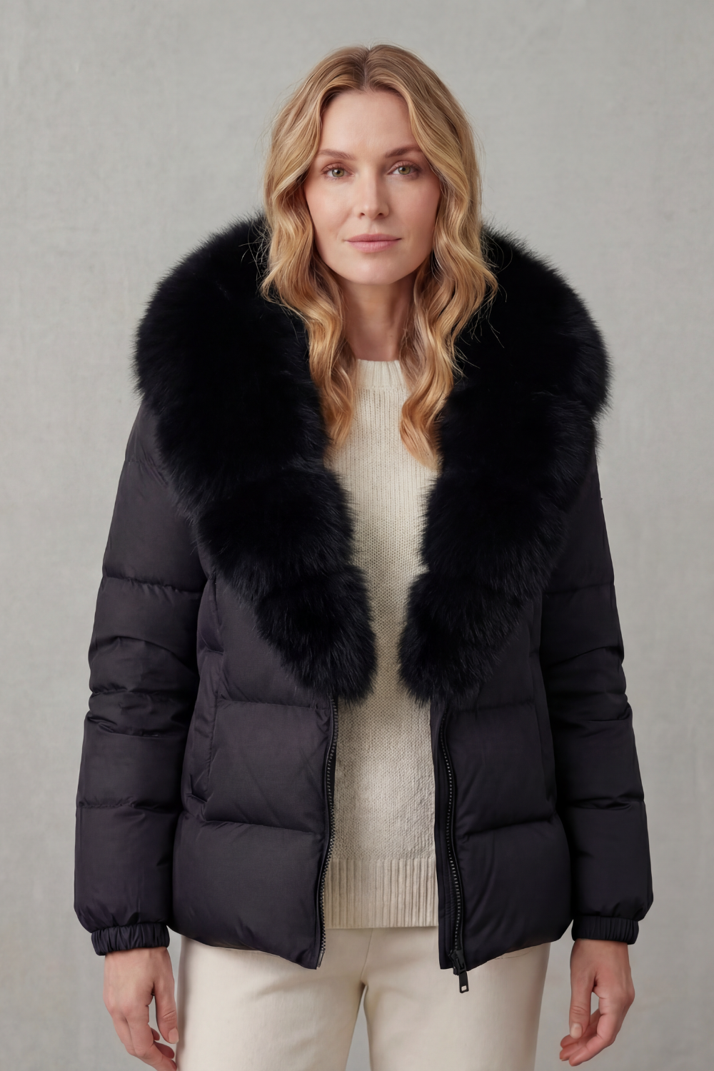 Fall fashion women's puffer jacket, quilted and lightweight for maximum comfort.