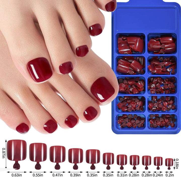 Convenient soft gel toenail tips for quick, salon-quality pedicures & at-home nail beauty.