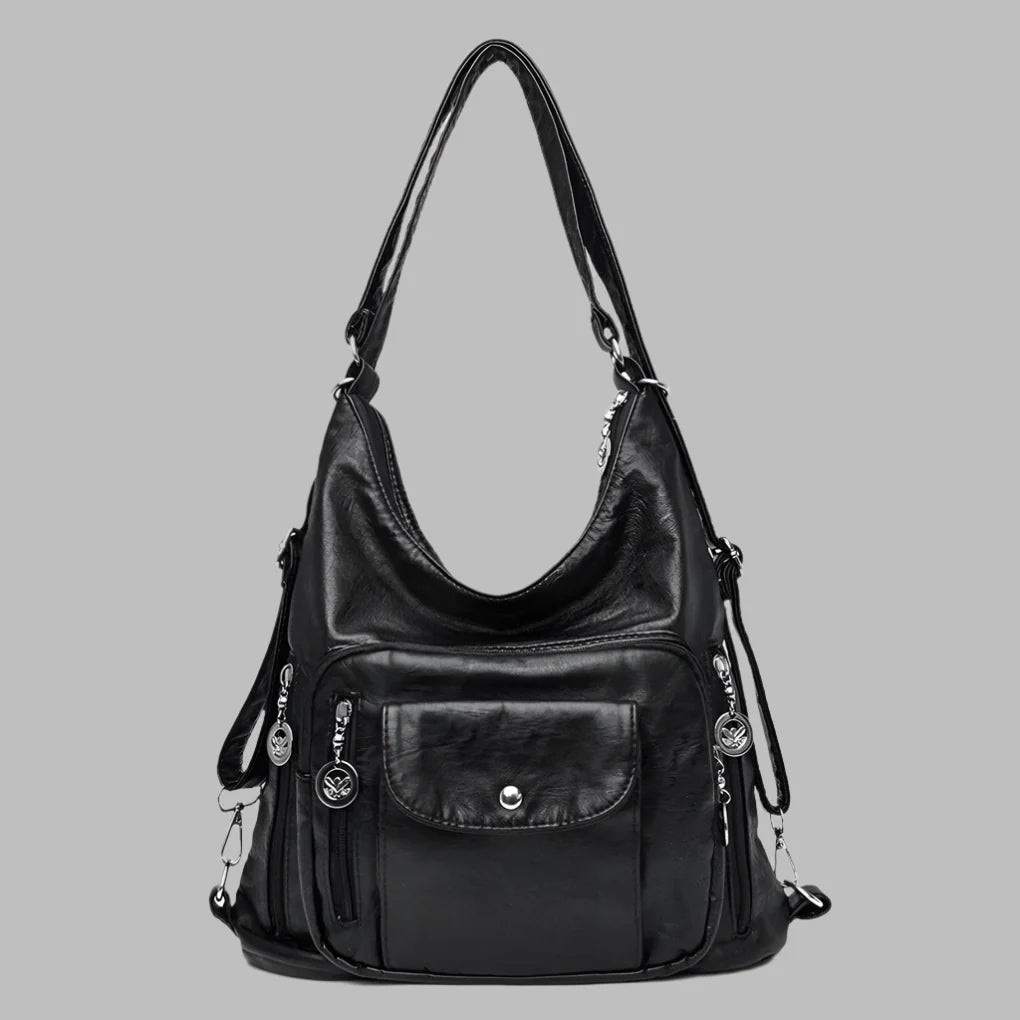 Stylish women's premium leather tote handbag. A versatile shoulder bag perfect for work, travel, or daily essentials.