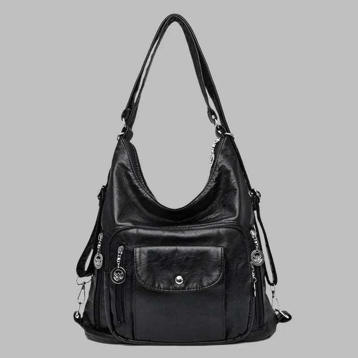 Stylish women's premium leather tote handbag. A versatile shoulder bag perfect for work, travel, or daily essentials.