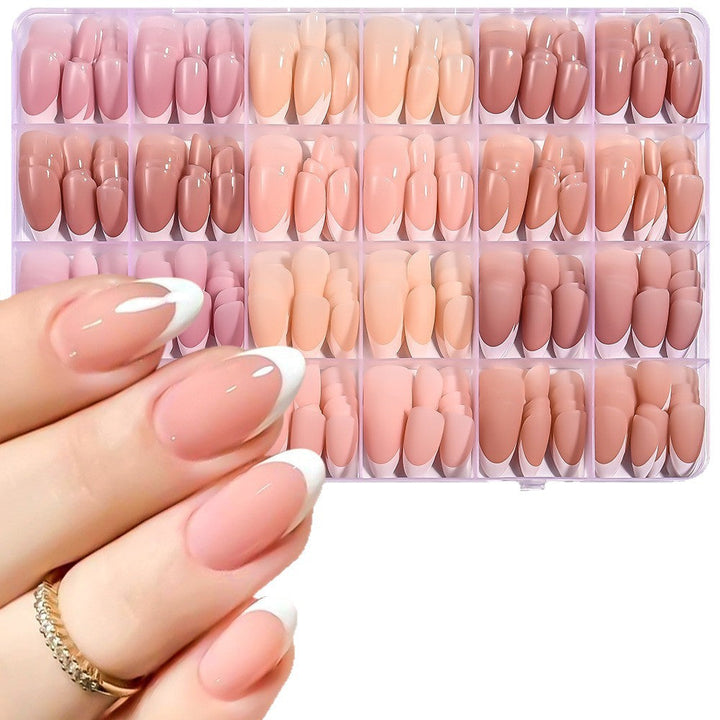 Easy application women's press-on nail set, synthetic false nails for a quick, stylish and beautiful manicure.
