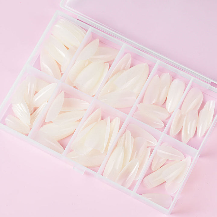 Comprehensive nail kit: 120 professional artificial press-on nails for versatile women's manicure & beauty looks.