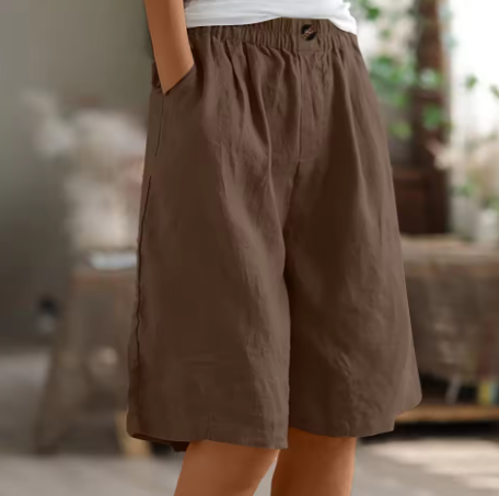 Trendy women's relaxed fit shorts, essential for summer comfort, travel, and casual outings.