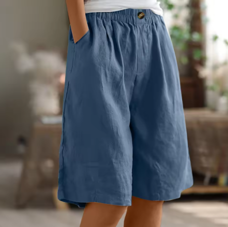 Everyday women's shorts featuring a comfortable relaxed fit and wide leg, great for summer.