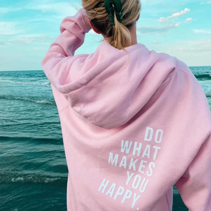 Women's relaxed fit everyday hoodie, a cozy long-sleeve pullover with hood perfect for casual wear.