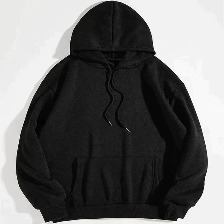 Comfortable women's relaxed fit hoodie, ideal for everyday casual wear, with a cozy long-sleeve design.