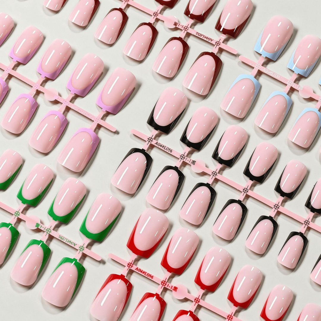 Beautiful artificial nail set for women, perfect for diverse nail art designs & instant beauty transformations.