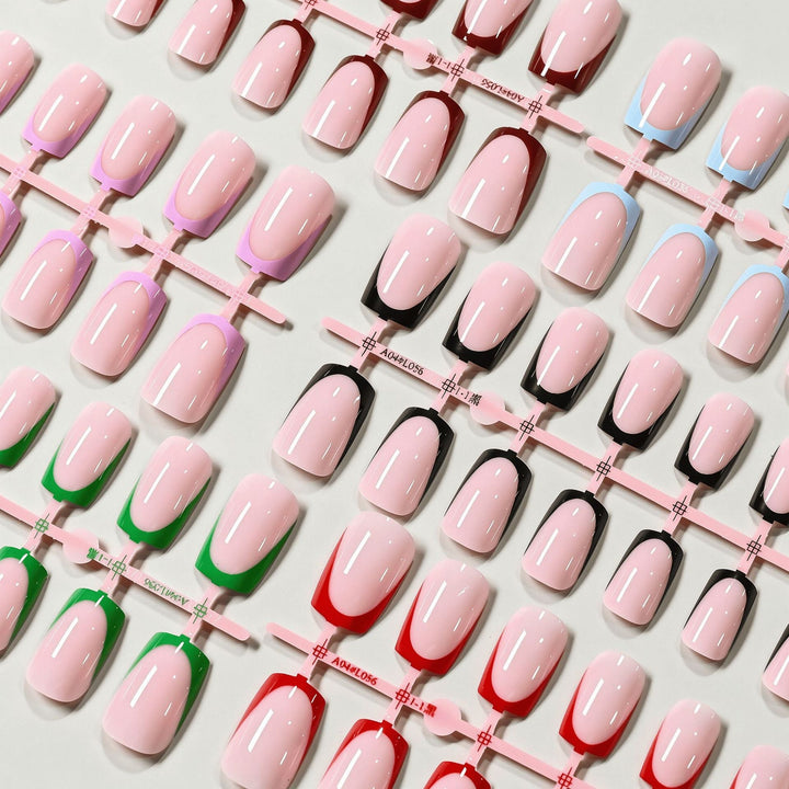 Beautiful artificial nail set for women, perfect for diverse nail art designs & instant beauty transformations.