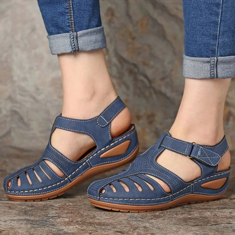 New women's orthopedic summer sandals, Roman style, offering arch support for comfortable fashion.