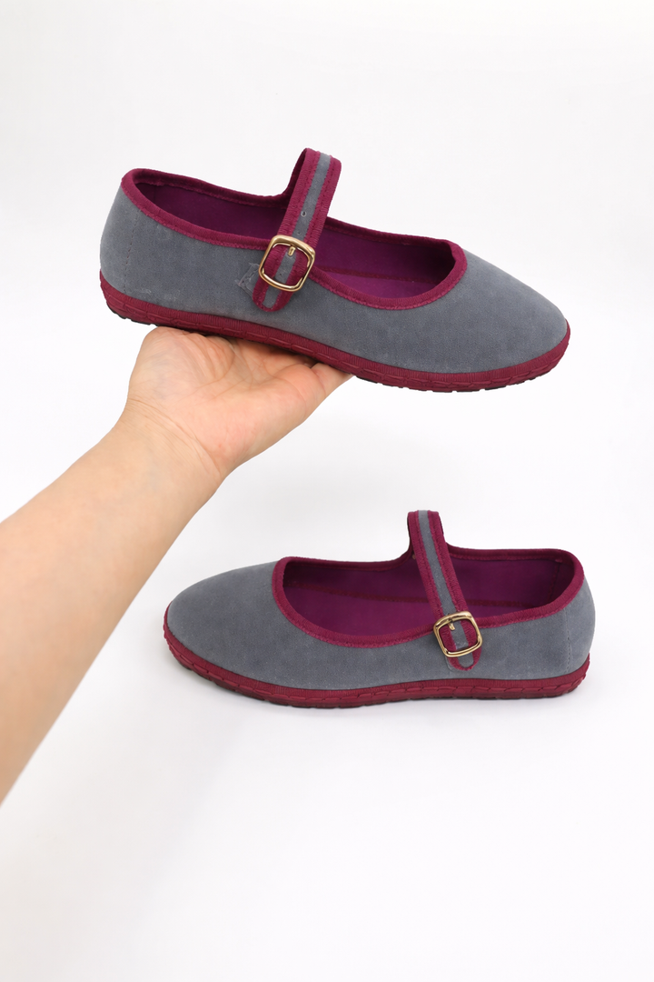 Stylish round toe Mary Jane ballet flats for women, offering a comfortable and classic everyday look.