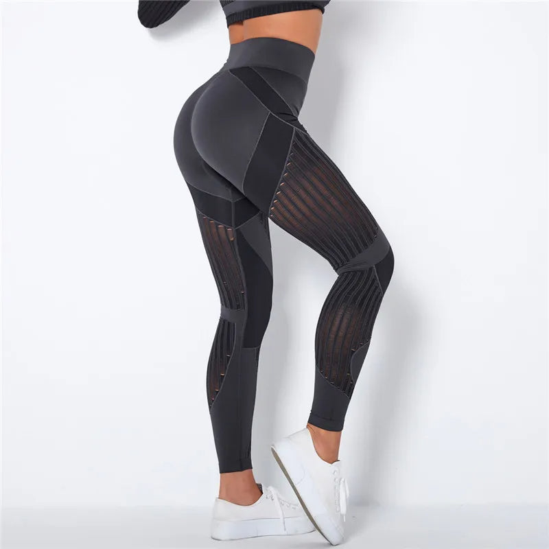 Women's high-waist sculpting leggings for workout & comfort. Seamless activewear for gym & yoga.