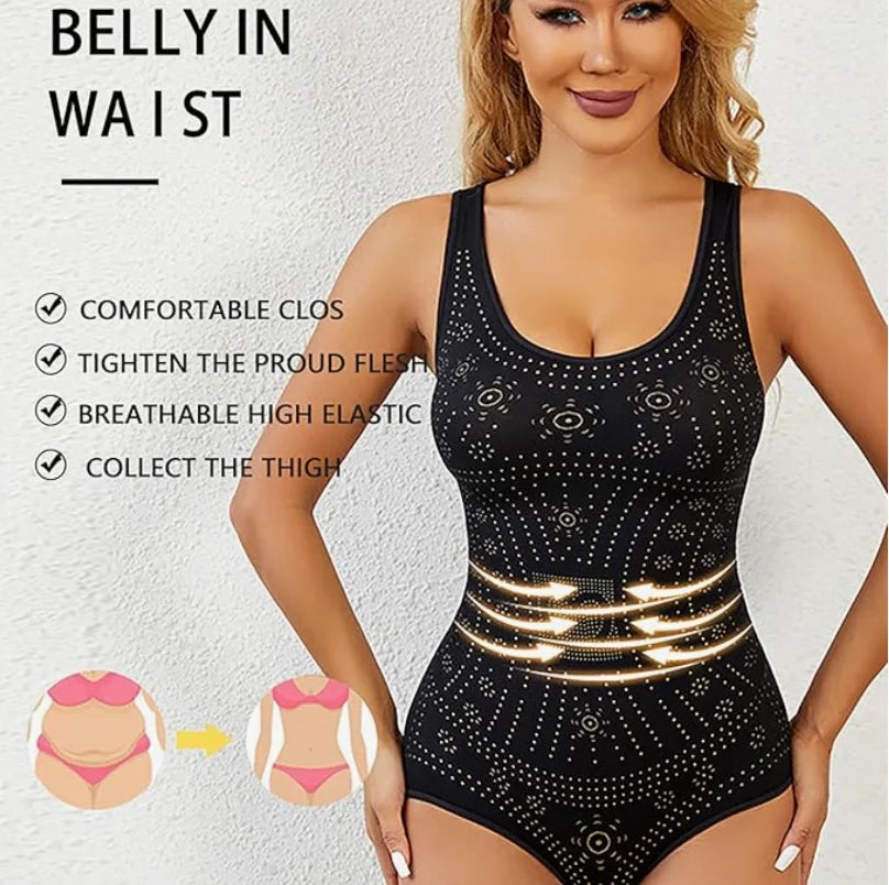 Versatile women's seamless sculpting bodysuit, ideal undergarment for a smooth and confident silhouette.